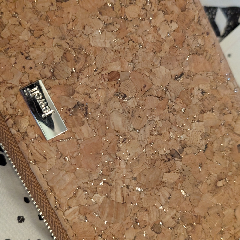 Thirty-One Cork Wristlet with Brown Strap - Picture 3 of 9